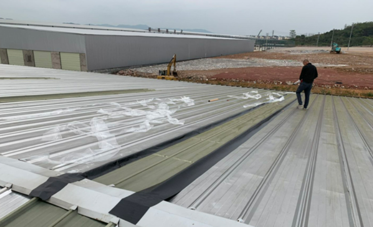 崇明厂房屋面防水维修案例